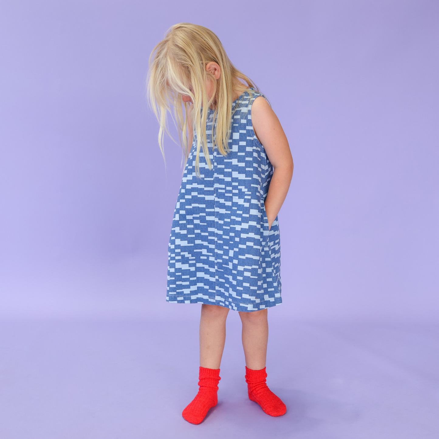 Boxes Denim Dress