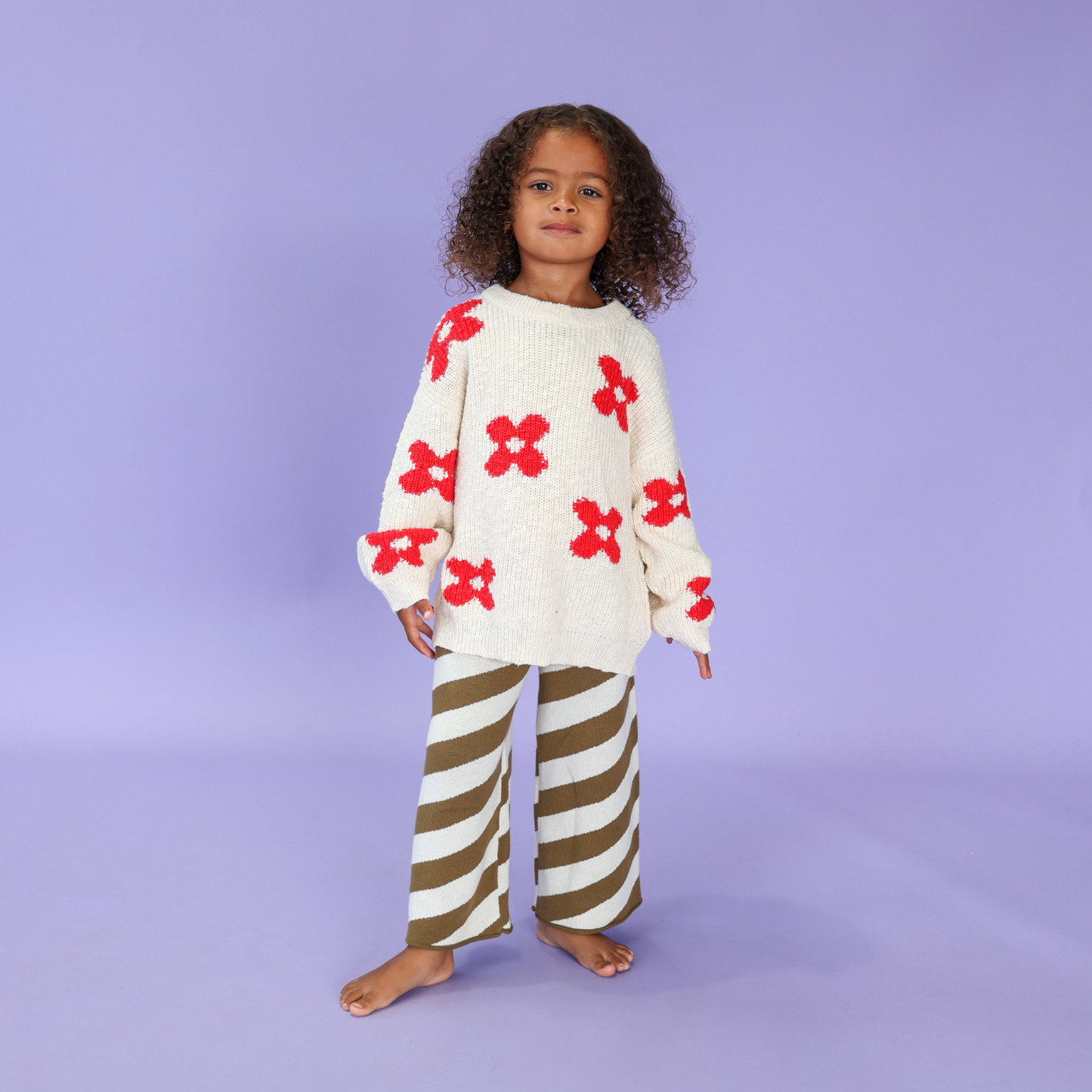 Knitted Posy Pull Over