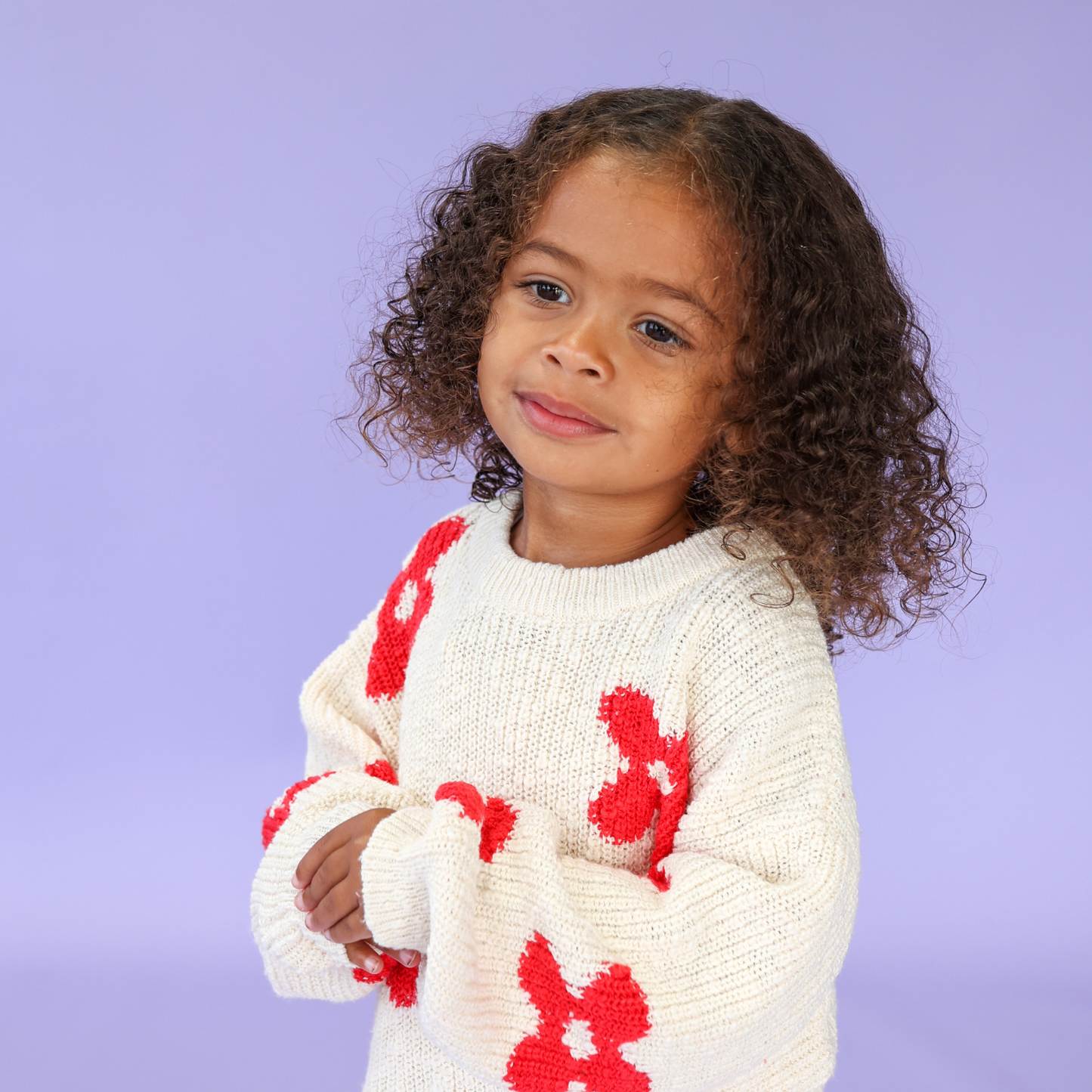 Knitted Posy Pull Over