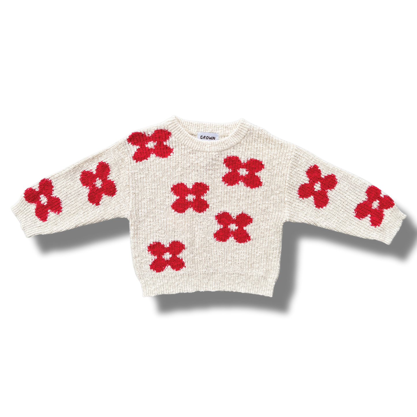 Knitted Posy Pull Over