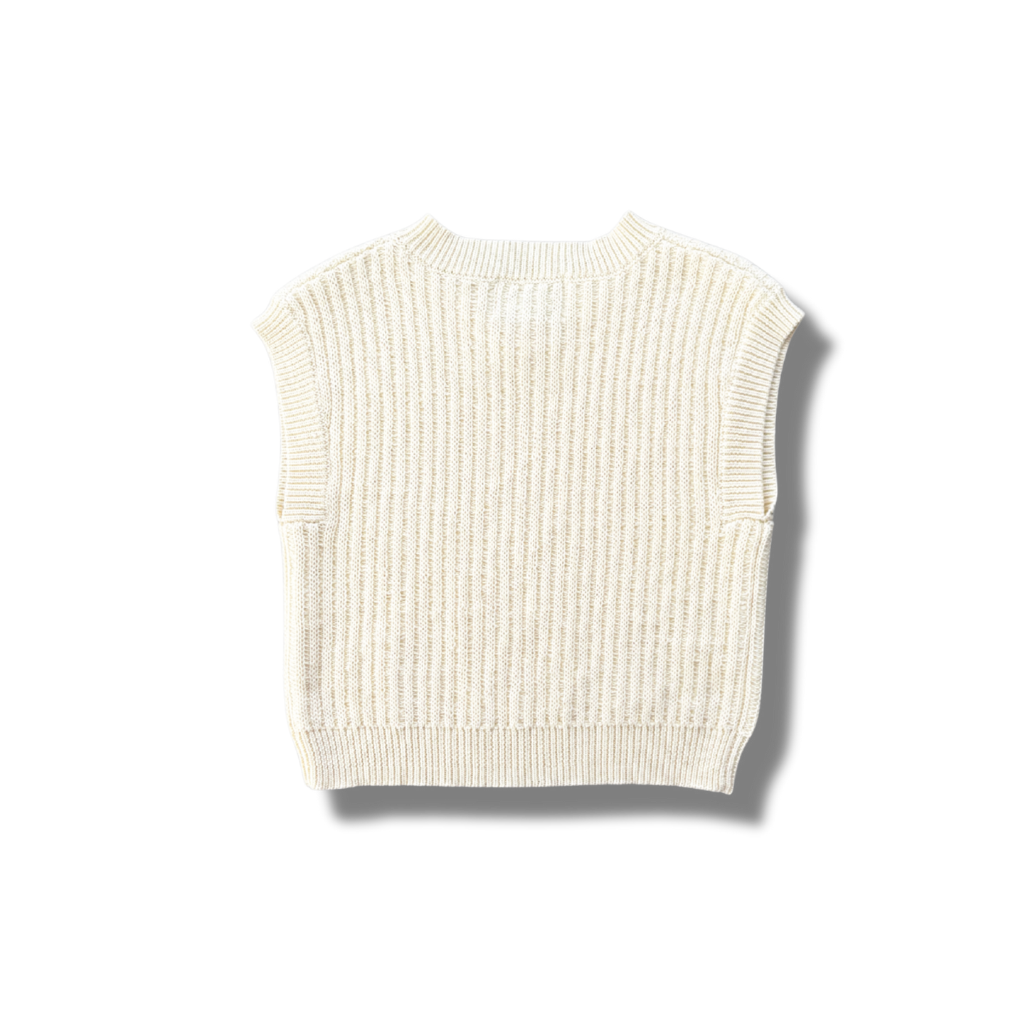 Chunky Rib V-Neck Vest