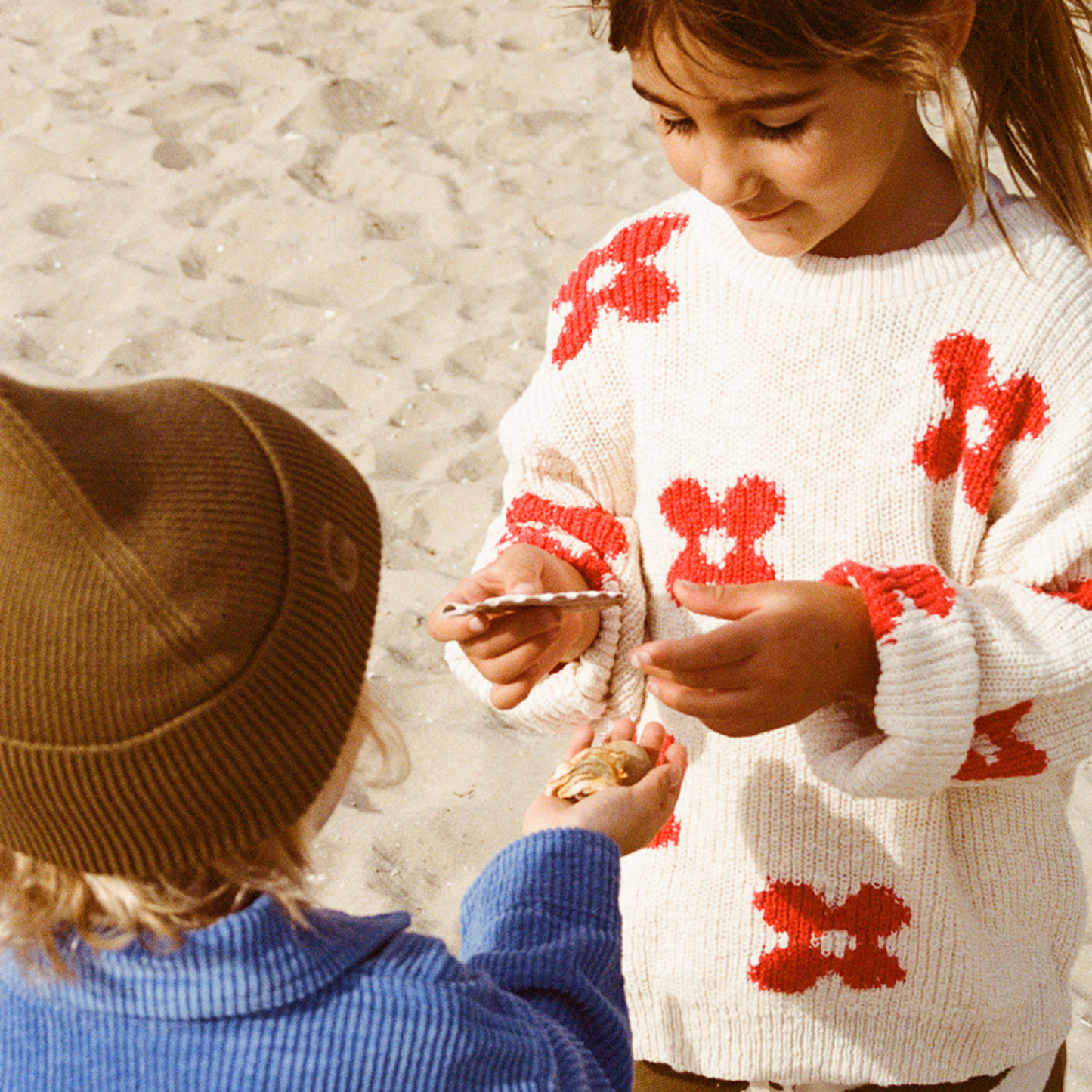 Knitted Posy Pull Over