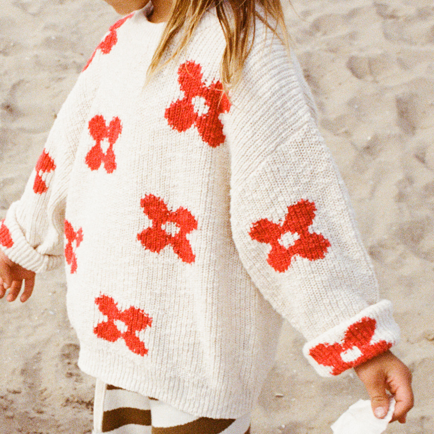 Knitted Posy Pull Over