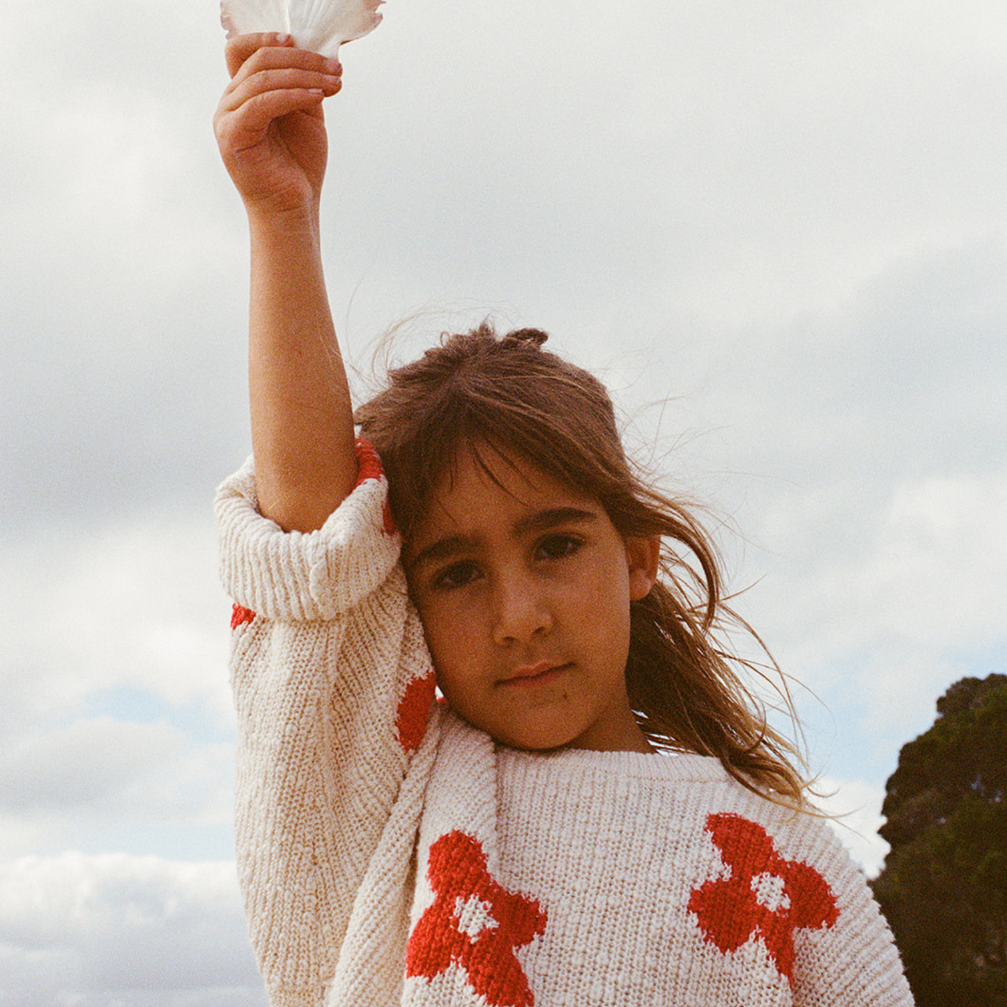 Knitted Posy Pull Over