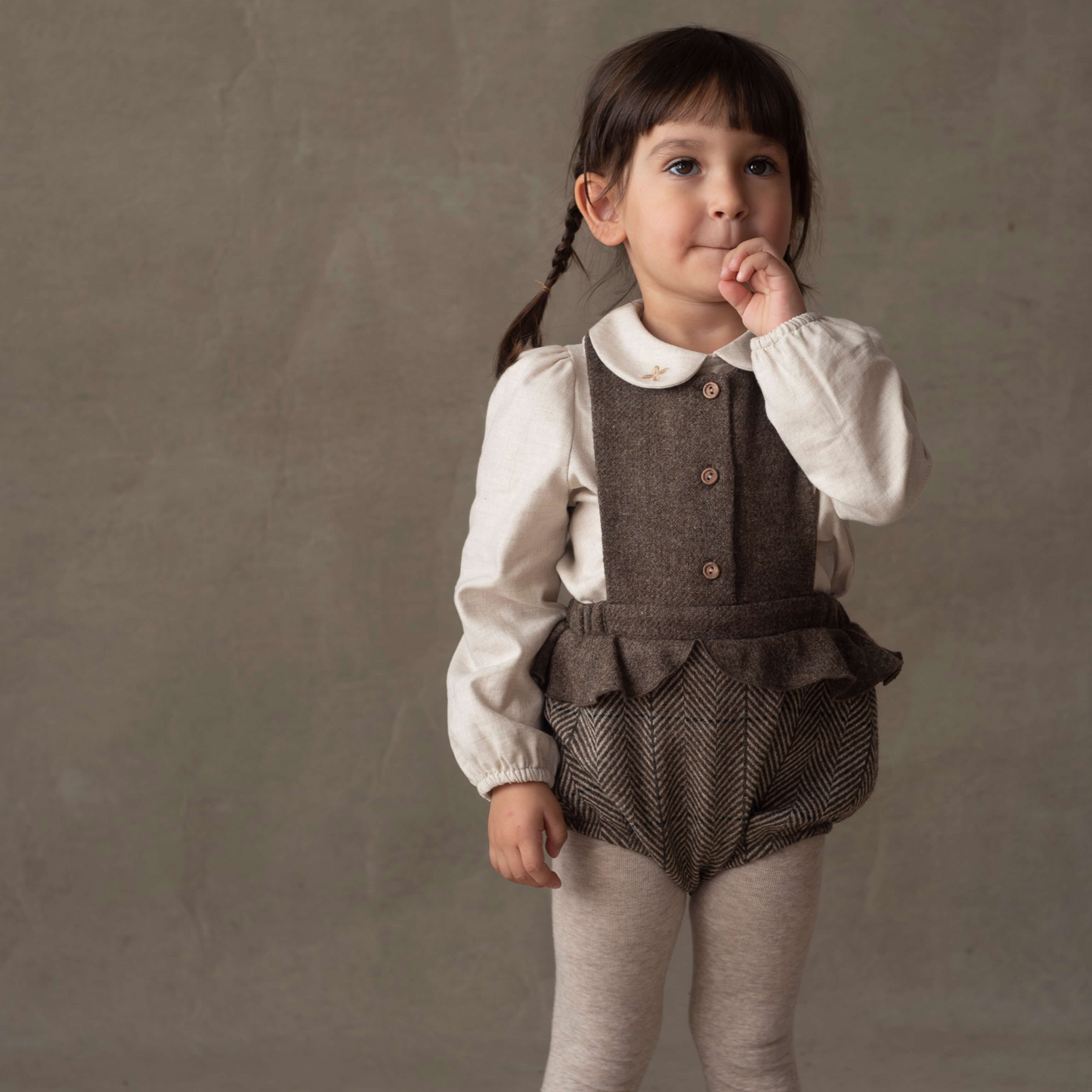 Romper Suit with Bib