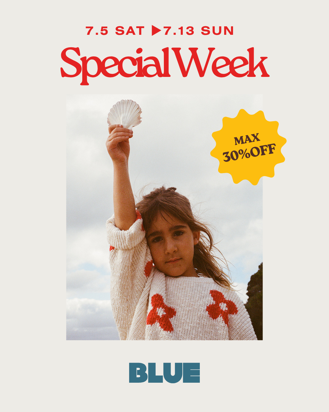 【MAX30%OFF!! 】SPECIAL WEEK