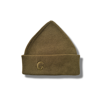 Organic Ribbed Super Pixie Beanie