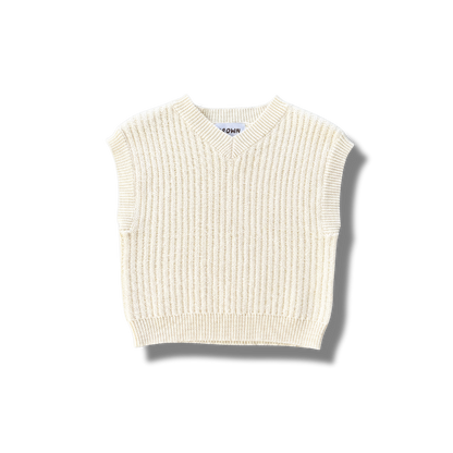 Chunky Rib V-Neck Vest