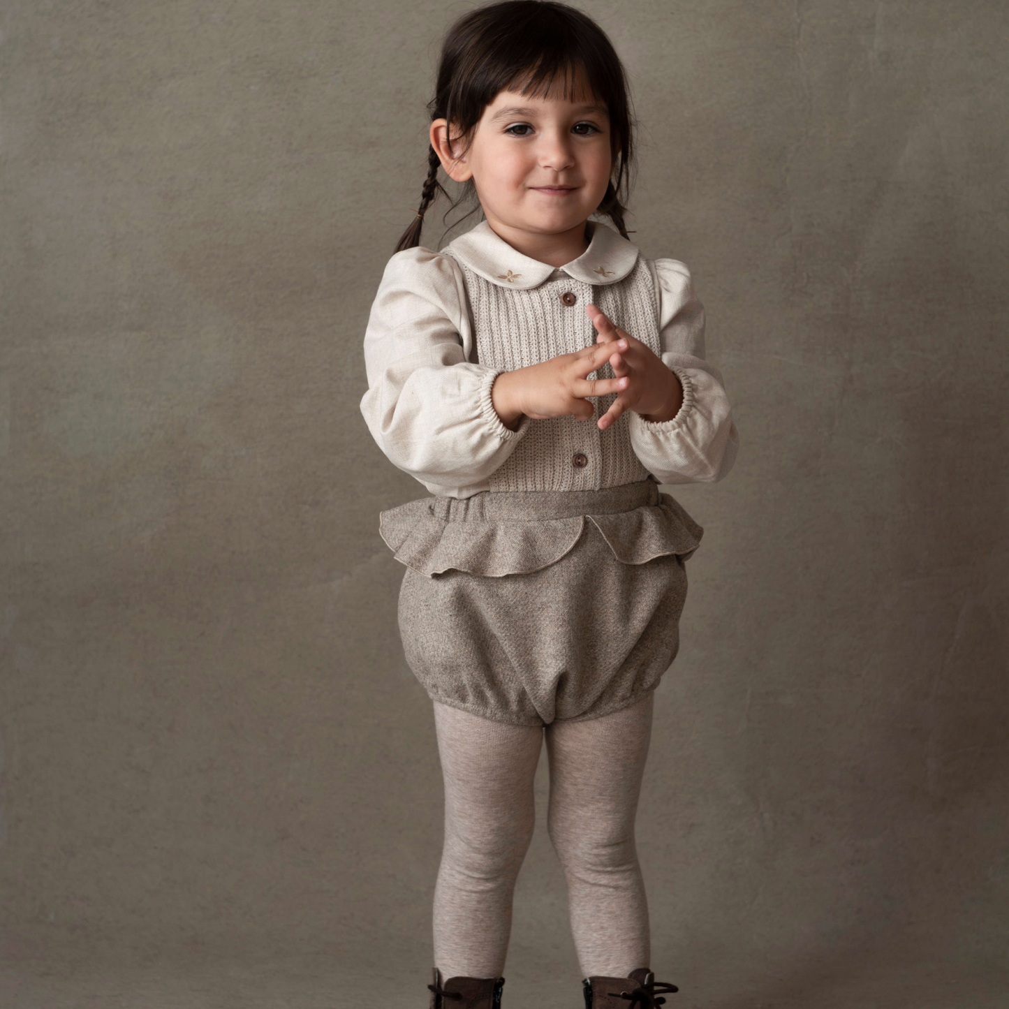 Romper Suit with Bib