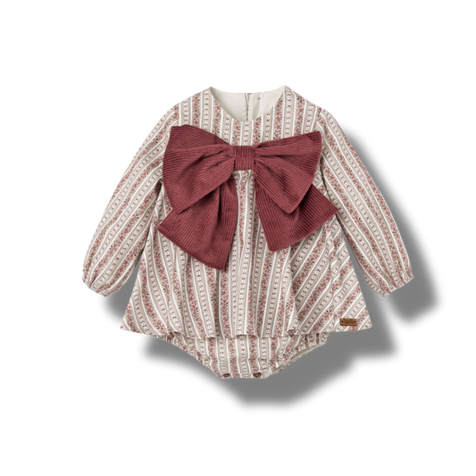 Romper Suit with Bow