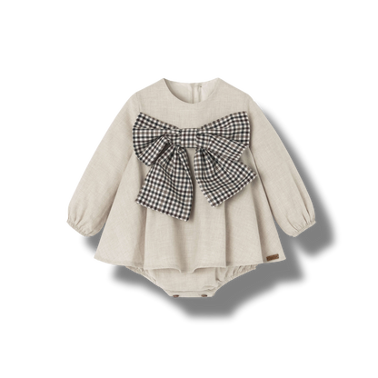 Romper Suit with Bow